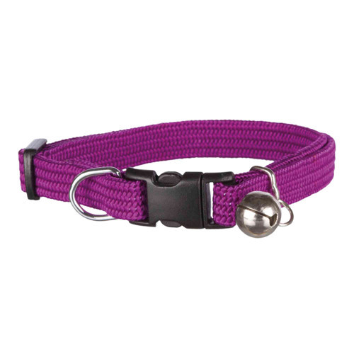 Collier pour chat élastique, anti étranglement MAUVE