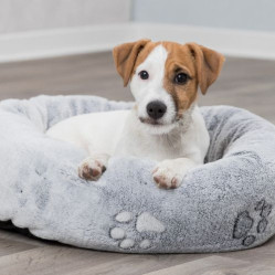 Panier petit chien : Rond Ultra confortable peluche Nando