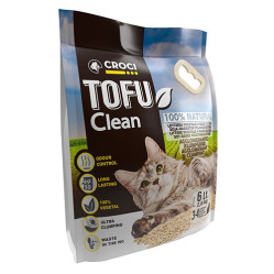 Litière agglomérante tofu 100% naturelle
