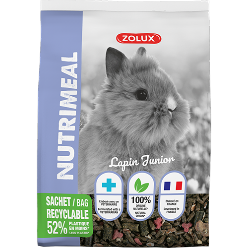 Nutrimeal granulés Lapin nain junior : Aliment composé pour lapin nain  junior - Wanimo