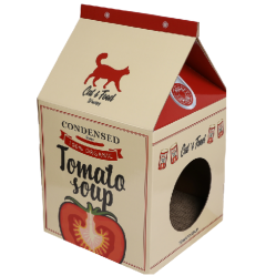 Maison Tomato Box avec Griffoir Carton