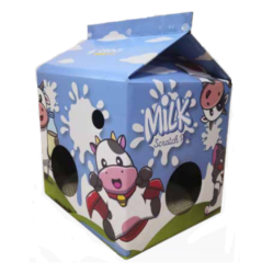 Maison Cart Milk Carton pour Chat