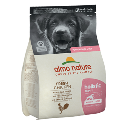 Croquettes chien Holistic Puppy Poulet Medium Large 2kg 