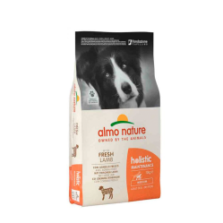 Croquettes chien Holistic Medium Adult Agneau 12kg 