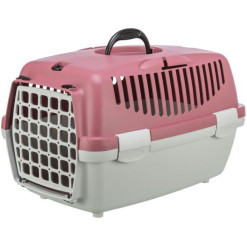 Cage de transport Capri 1 vieux rose et grise
