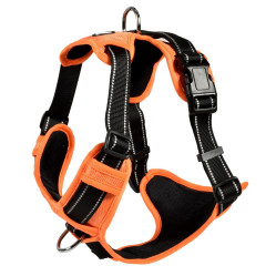 Harnais en Y : Anti-traction chien Rando Walk ORANGE