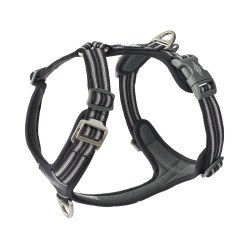 Harnais Y Walk Air confort anti traction NOIR pour chien