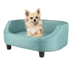 Canapé pour petit chien, avec pied surélevé