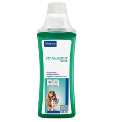Vet Aquadent : 250 ml / 500 ml Virbac meilleur prix 12.99 €