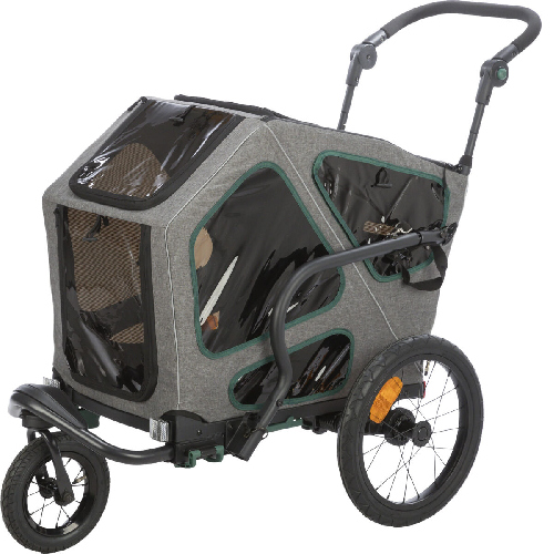 Remorque vélo pour chien DoggyRide Novel15 Trailer orange - Britch Lite  accouplement porte-bagages