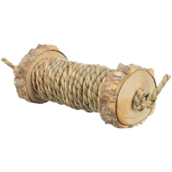 Jouet pour lapin nain naturel, algue et bois