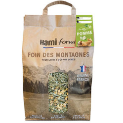 Foin de montagne pour lapin à la pomme 8.5 litres