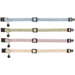 Collier élastique à motif pour chat
