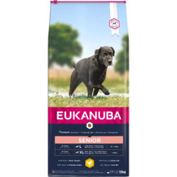 Croquettes Eukanuba grand chien senior au poulet frais