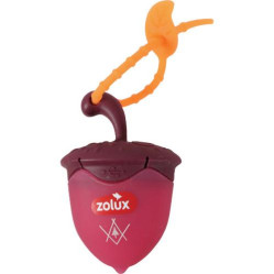 Pendentif Flasher forme Noisette USB Bivouak  pour Chien