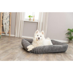 Lit pour chien :  peluche douce, velours Lonni