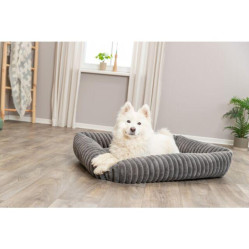 Lit pour chien :  peluche douce, velours Lonni