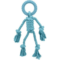 Jouet bonhomme en corde pour chien