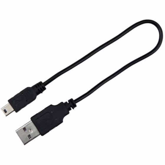 Collier USB lumineux bleu poils longs