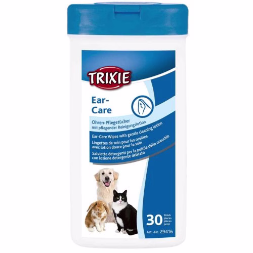 Lingettes soin oreilles Trixie