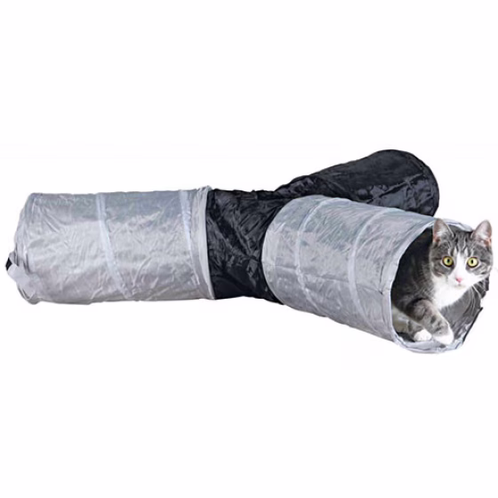 Triple tunnel de jeu nylon pour chat, extérieur