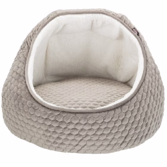 Abri douillet Livia taupe pour chien