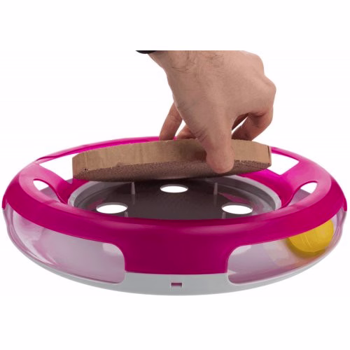 Jeu avec griffoir carton Race & Scratch
