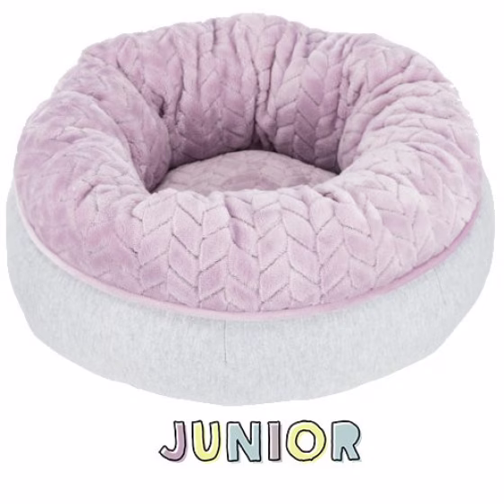 Panier moelleux pour chaton nid gris