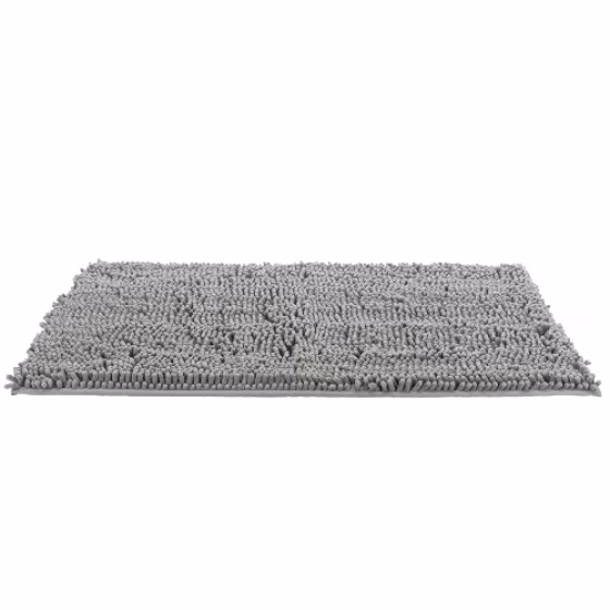 Tapis absorbant anti-saletés en microfibre GRIS