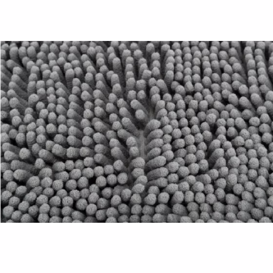 Tapis absorbant anti-saletés en microfibre GRIS