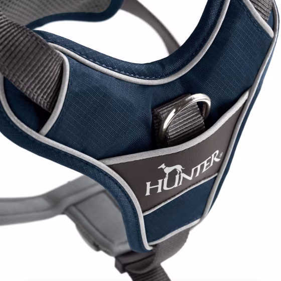 Harnais Divo pour chien qui tire fort BLEU FONCÉ