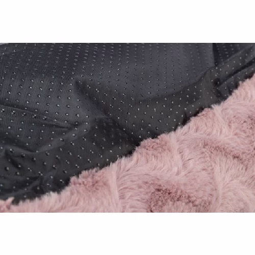 Panier orthopédique chien : mémoire de forme, couchage confortable Loki ROSE