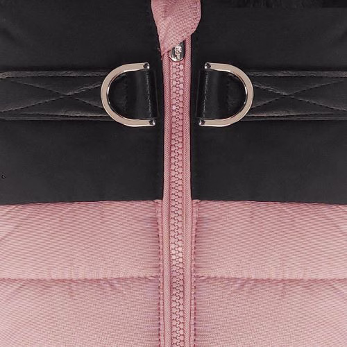 Manteau Doudoune harnais intégré, fourrure synthétique AZELIE
