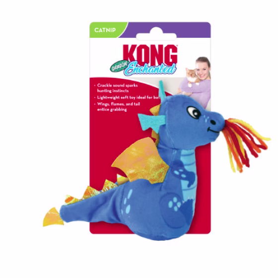 Jouet KONG chat enchanted dragon