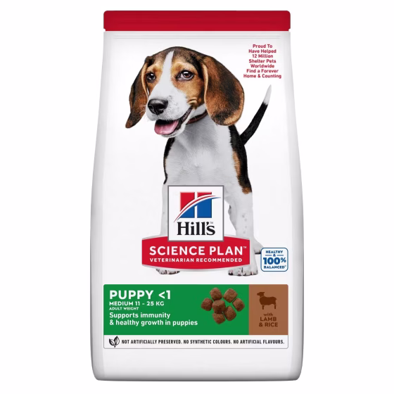 Croquette Canine Puppy Medium Agneau & Riz