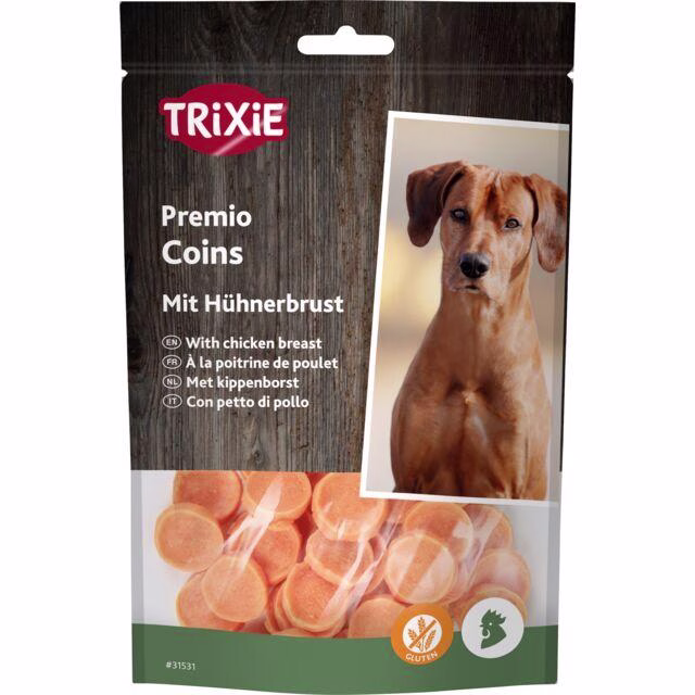 Friandises chiens Premio Chicken Coins