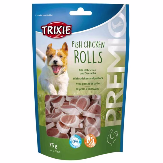Friandises Premio Fish Chicken Rolls