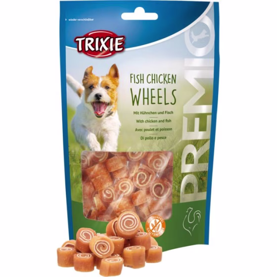 Friandises Premio Fish Chicken Wheels