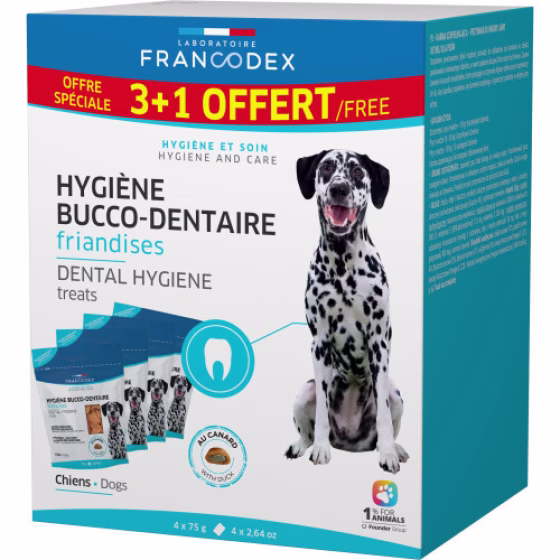 Friandises hygiène bucco dentaire chiot et chien