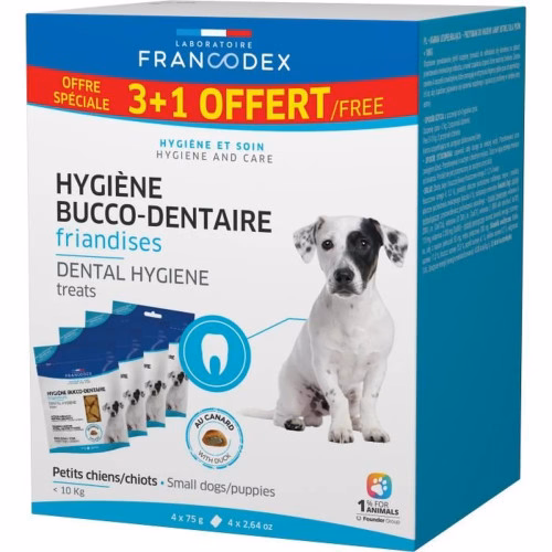 Friandises hygiène bucco dentaire chiot et chien