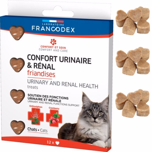 Friandises rénales - confort urinaire chat