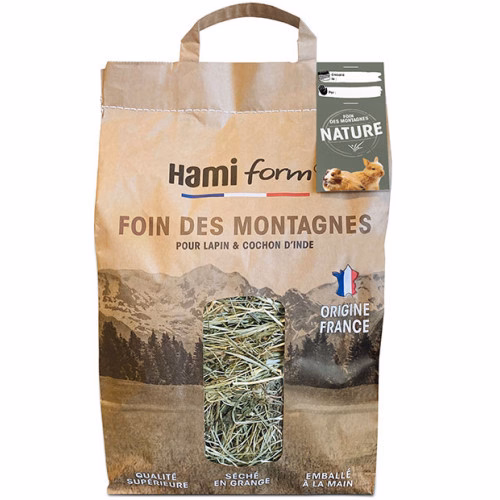 Foin de montagne pour lapin nature 8.5 litres