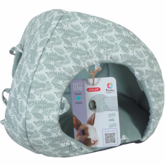 Lit Igloo pour lapin NLIFE 30 CM