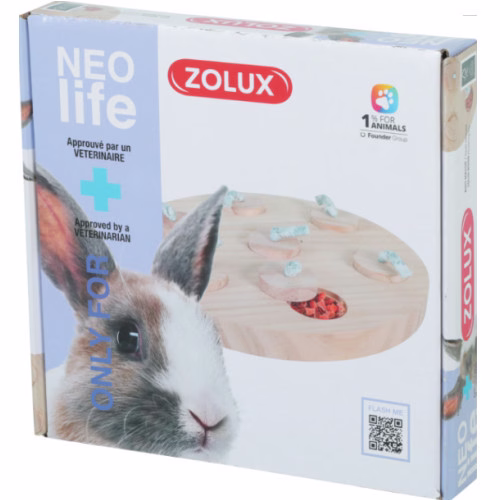 Jouet d’occupation bois lapin NLIFE FSC 100%