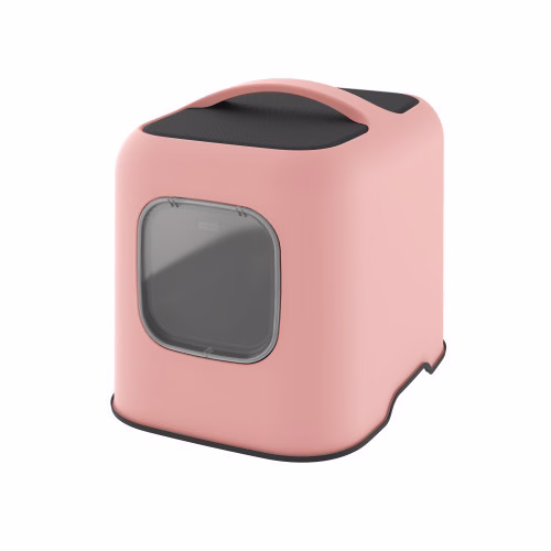 Maison de toilette, litière fermée BIALA ROSE