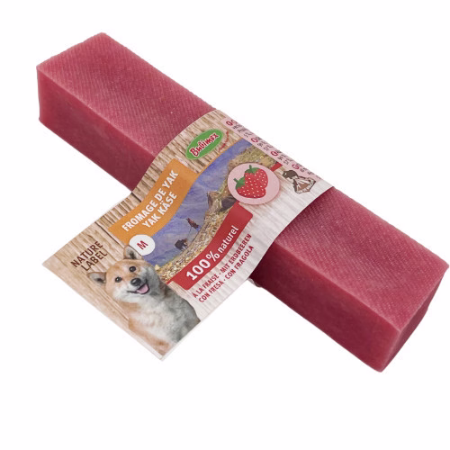 Fromage de Yak à la fraise pour chien