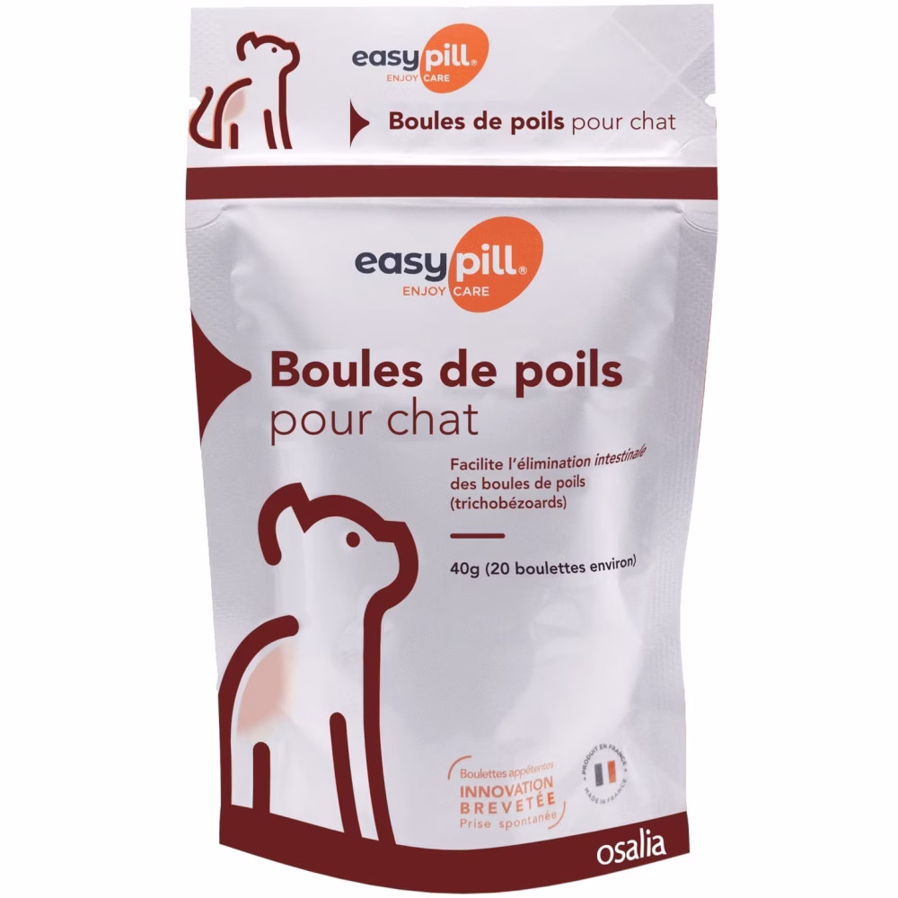EASYPILL chat : boulette appetente Boule de poil pour chat
