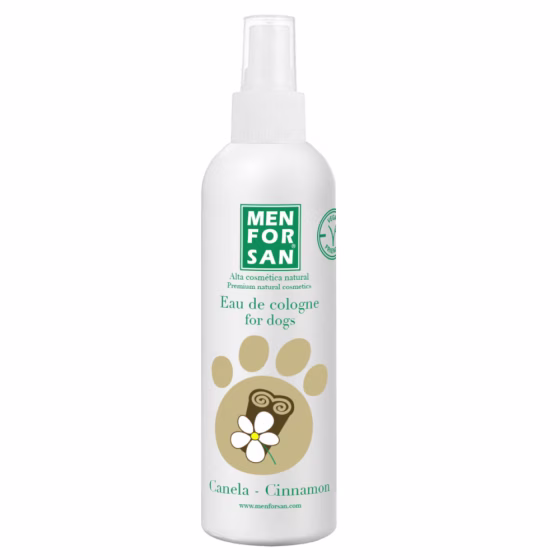 Eau de Cologne parfum cannelle pour chien