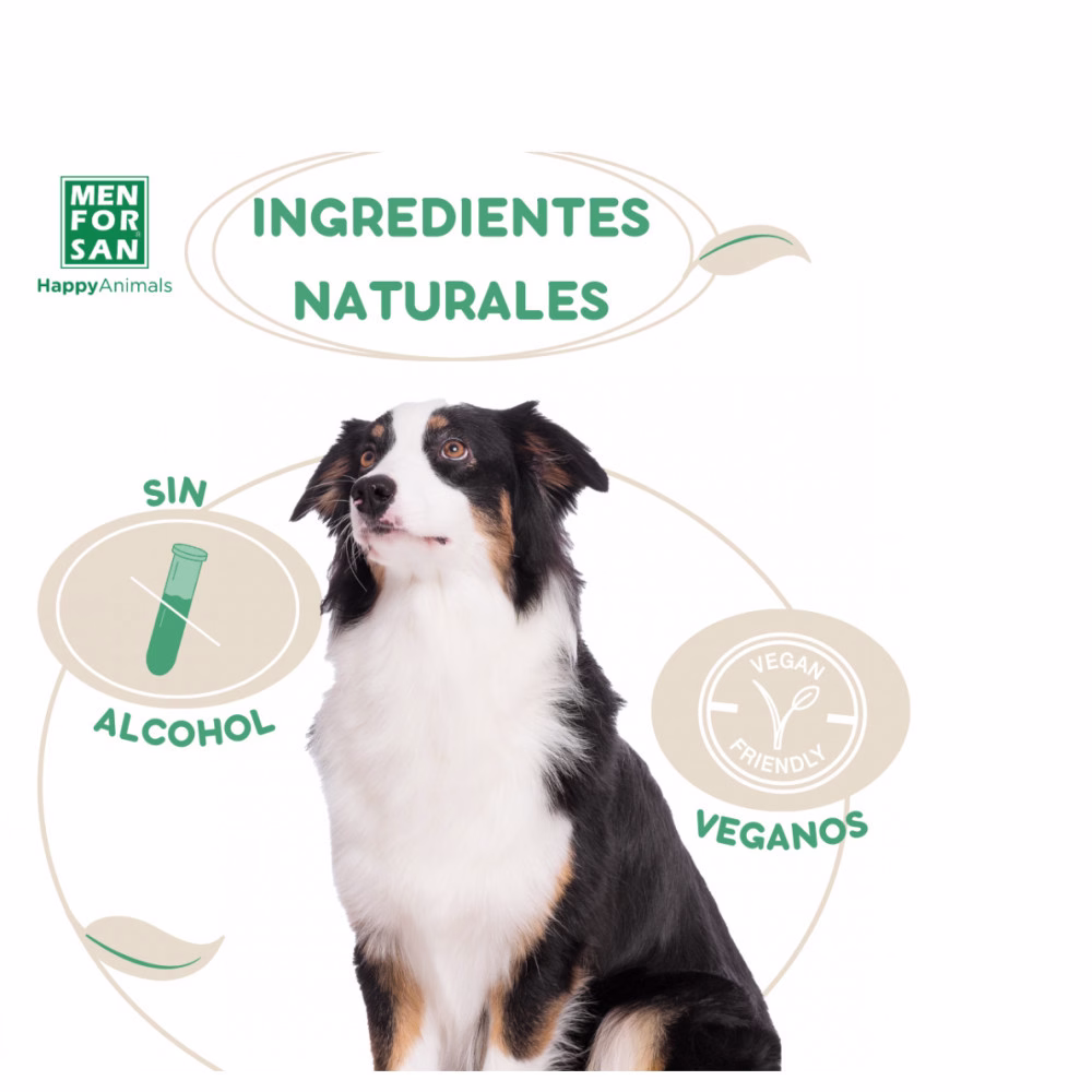 Eau de Cologne parfum talc pour chien