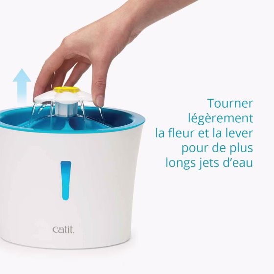 Fontaine à eau chat design Cat It Flower led